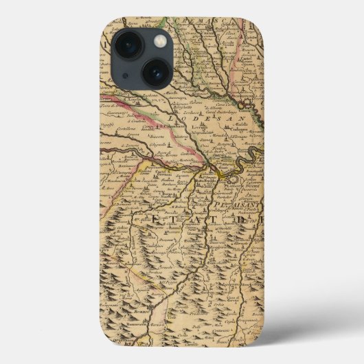 Italië's Po River Valley Case-Mate iPhone Case (Achterkant)