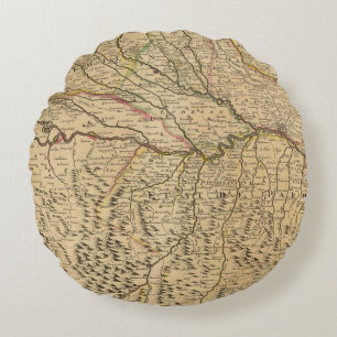 Italië's Po River Valley Rond Kussen