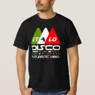 Italo Disco Futiristische Vibes T-shirt