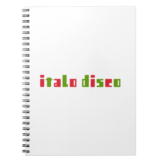 ITALO DISCO NOTITIEBOEK (Voorkant)