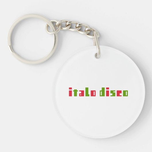 ITALO DISCO SLEUTELHANGER (Voorkant)
