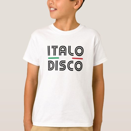 Italo Disco T-shirt (Voorkant)