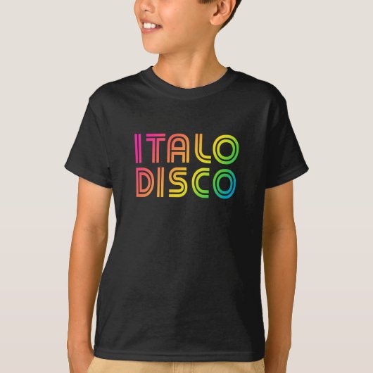 Italo Disco T-shirt (Voorkant)