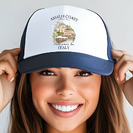 Italy Amalfi Coast Souvenir – La Vita è Bella  Trucker Pet
