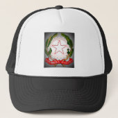 Italy Emblem Dark Edge Trucker Pet (Voorkant)