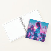 Italy | Ethereal Vaporwave Retrowave, Custom Name Notitieboek (Binnen)