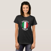 Italy Flag Designs for all proud Italians T-shirt (Voorkant volledig)