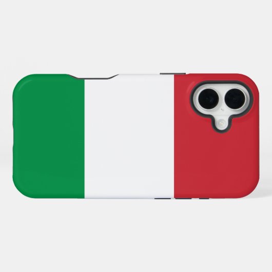 Italy Flag iPhone Hoesje (Achterkant horizontaal)