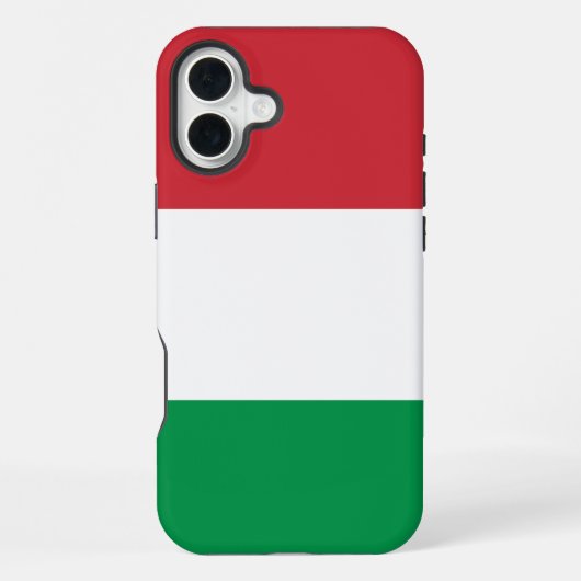 Italy Flag iPhone Hoesje (Achterkant)
