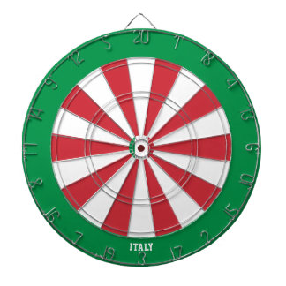 Italy Flag Patriot's Bullseye Dartbord