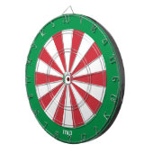 Italy Flag Patriot's Bullseye Dartbord (Voorkant Rechts)