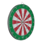 Italy Flag Patriot's Bullseye Dartbord (Voorkant Links)