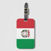 Italy flag phone case bagagelabel (Voorkant (verticaal))