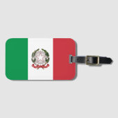 Italy flag phone case bagagelabel (Voorkant (horizontaal))