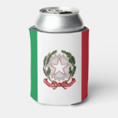 Italy flag phone case blikjeskoeler (Blikje Achterkant)