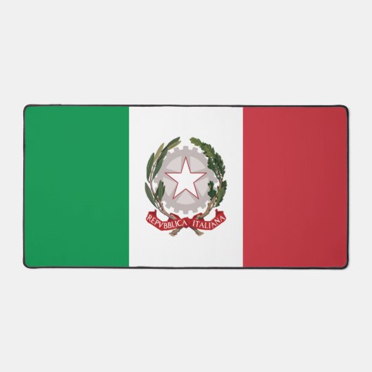 Italy flag phone case bureaumat (Voorkant)