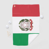 Italy flag phone case golfhanddoek (Insitu)