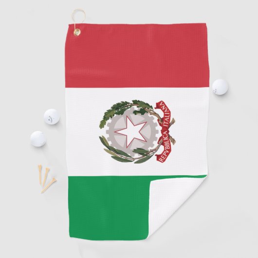 Italy flag phone case golfhanddoek (Insitu)