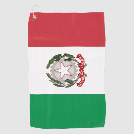 Italy flag phone case golfhanddoek (Voorkant)