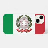 Italy flag phone case iPhone hoesje (Achterkant horizontaal)