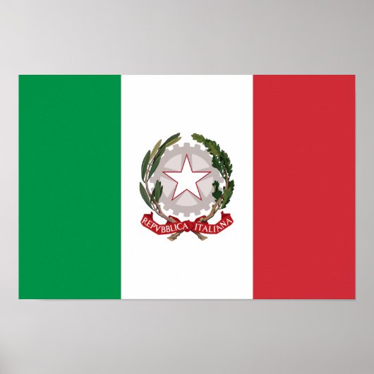 Italy flag phone case poster (Voorkant)