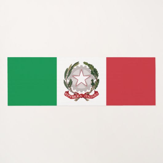 Italy flag phone case yogamat (Achterkant (horizontaal))