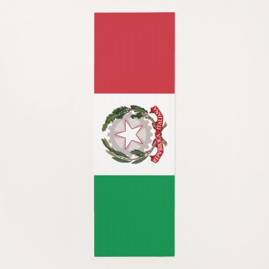 Italy flag phone case yogamat (Achterkant)