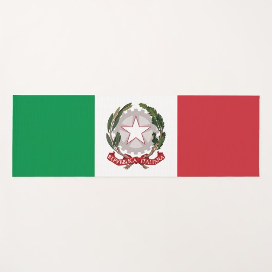 Italy flag phone case yogamat (Voorkant (horizontaal))