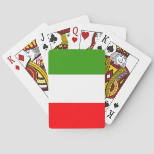 Italy flag pokerkaarten