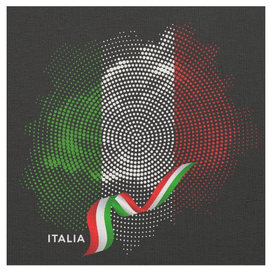 Italy flag stof (Close Up)