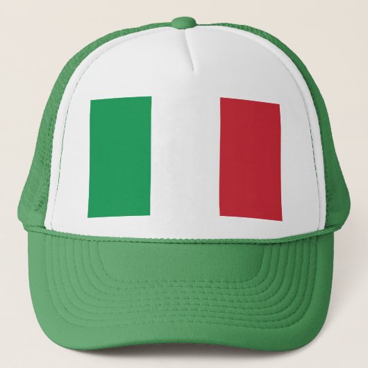 Italy Flag Trucker Pet (Voorkant)