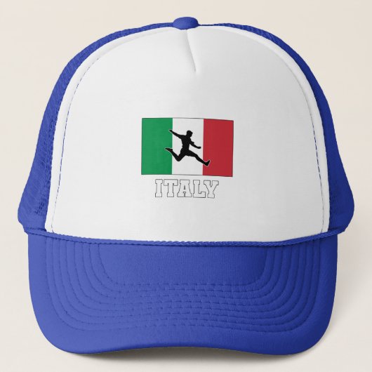 Italy Football Soccer National Team Trucker Pet (Voorkant)