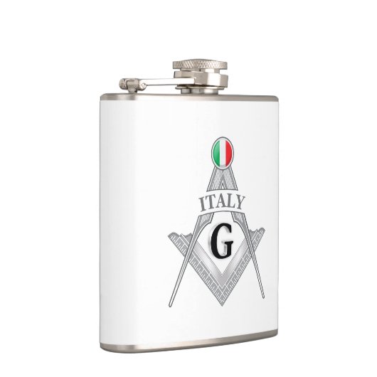 Italy freemasonry sign heupfles (Rechts)