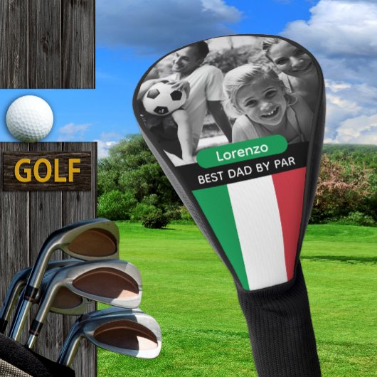 Italy Golf, Best Dad, Italian Flag, Photo Golfheadcover