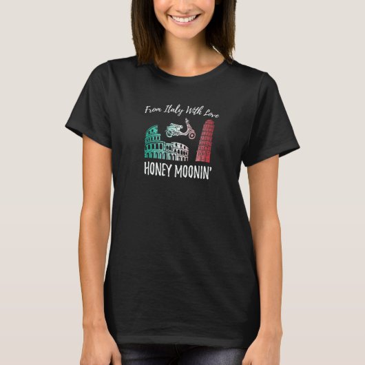 Italy Honeymoon T-shirt (Voorkant)