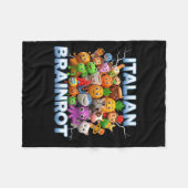 Italy Italian Brainrot Funny Meme Characters Trend Fleece Deken (Voorkant (Horizontaal))