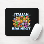 Italy Italian Brainrot Funny Meme Characters Trend Muismat (Met muis)