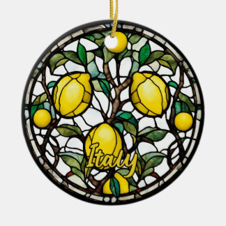 Italy Lemon Tree  Keramisch Ornament