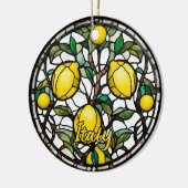Italy Lemon Tree  Keramisch Ornament (Links)