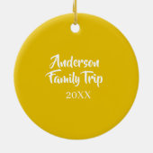 Italy Lemon Tree  Keramisch Ornament (Achterkant)