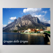Italy - Lombardy - Lake Como - Poster (Voorkant)