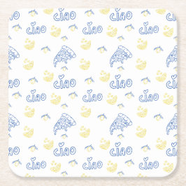 Italy Lover– Ciao Italian Vibes Kartonnen Onderzetters