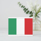 Italy National Flag Briefkaart (Staand voorkant)