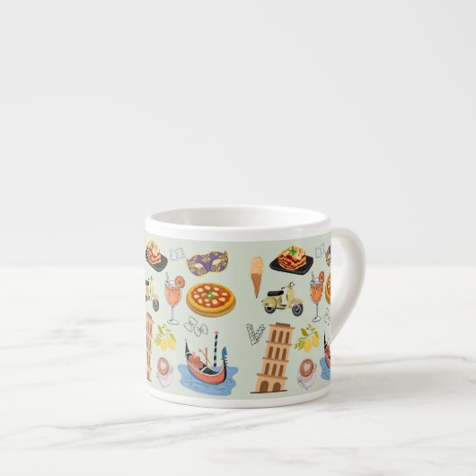   Italy Perfect Vacation Espresso Kop (Voorkant rechts)