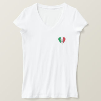 Italy Souvenir ITALIA BANDERA nacional en corazón T-shirt