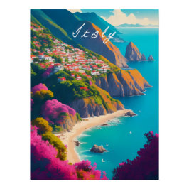 Italy Travel Poster