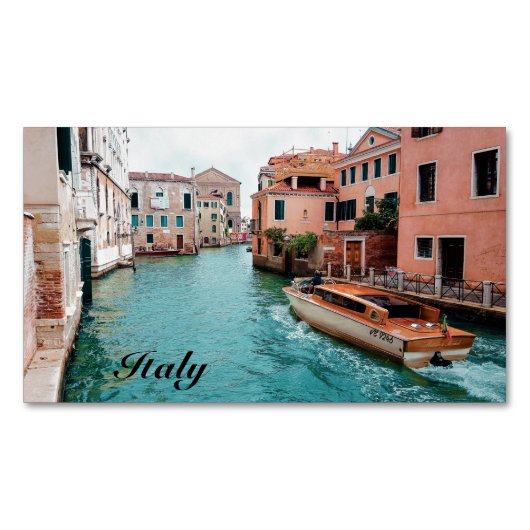 Italy Venice   Magnetisch Visitekaartje (Voorkant)