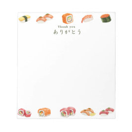 Itamae〈Sushi Chefs） collection ありがとう Japanese Notitieblok