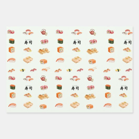 Itamae〈Sushi Chefs） collection Inpakpapier Vel (Voorkant 2)