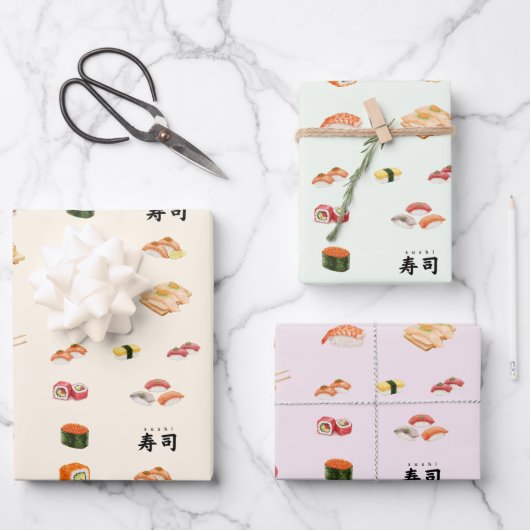 Itamae〈Sushi Chefs） collection Inpakpapier Vel (Voorkant)
